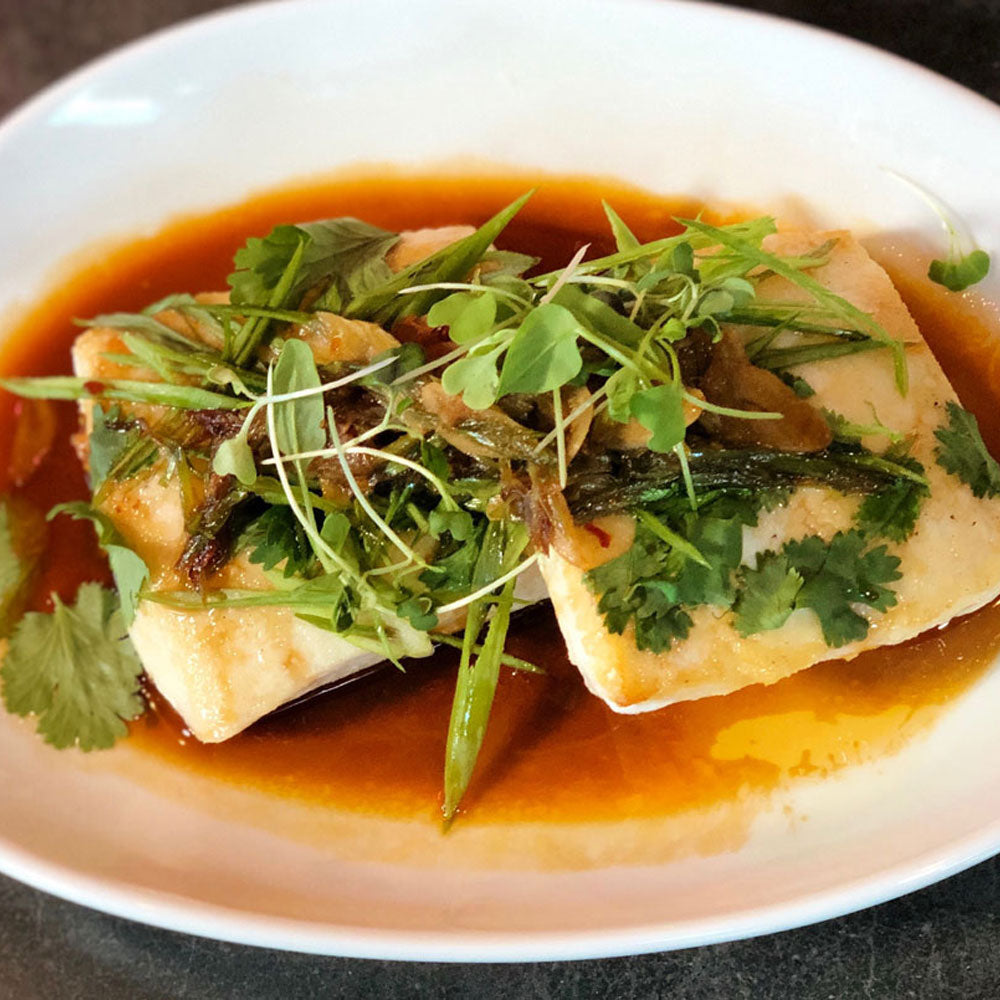 Cantonese Sauce  Halibut