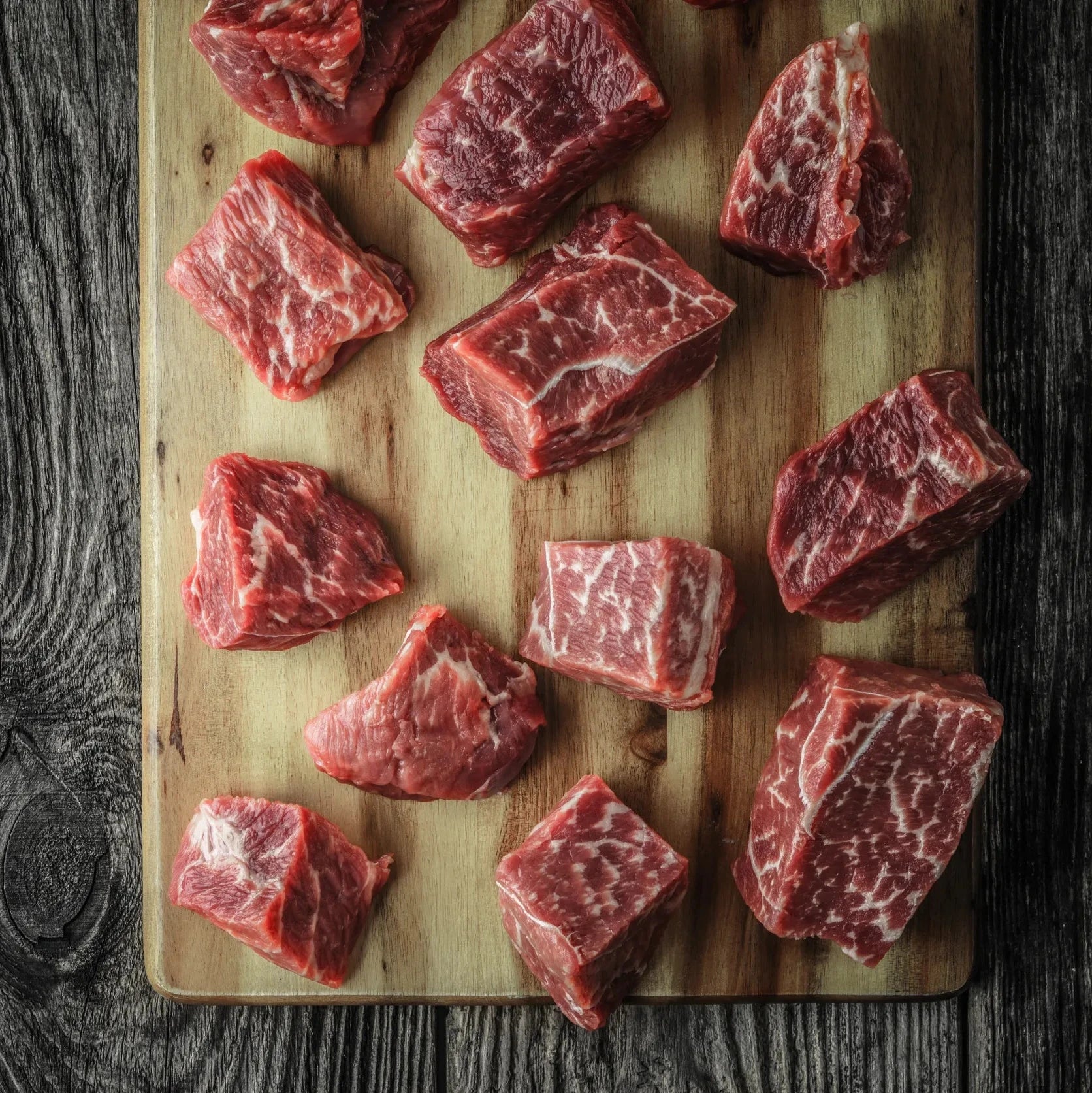 Wagyu Sirloin Cubes 8oz